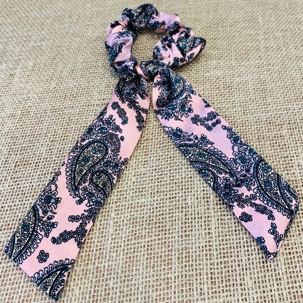 Satin Scarf Scrunchie Hair Tie